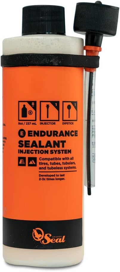 Orange Seal - Endurance Formula Tubeless Bike Tire Sealant | Long Lasting, Fast Sealing | for MTB, Road, CX and Gravel Bicycle Tires