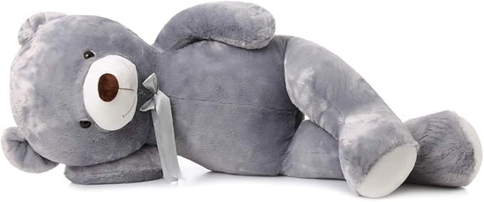 MaoGoLan Giant Grey Teddy Bear 47 inch 4 feet Large Stuffed Gray Teddy Bears Stuffed Animals for Girlfriend Children