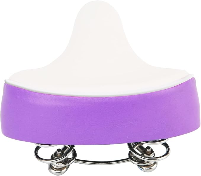 Wide Kids Bike Seat for Girls Bike, Purple & Pink
