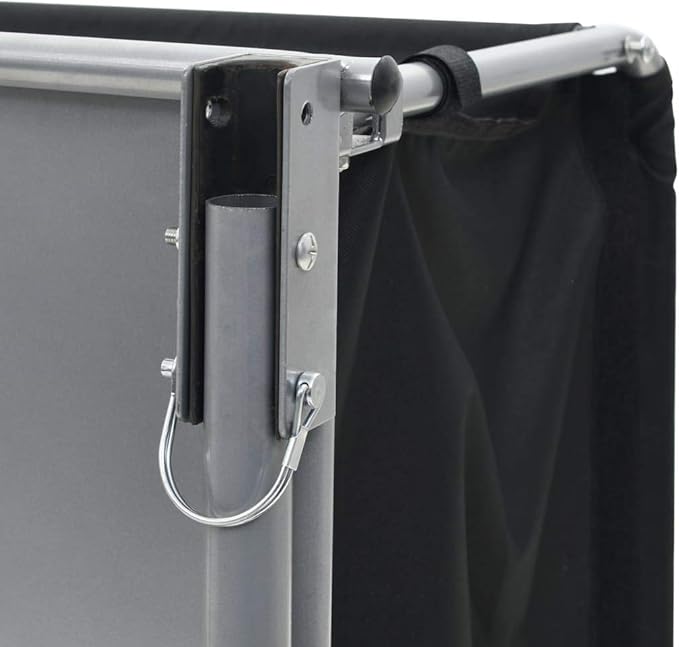 Bike Cargo Trailer with Rain Cover, Bicycle Cargo Trailer Foldable Two-Wheel Bike Luggage Wagon Bicycle Trailer with Removable Cover, Black and Yellow, Maximum Load Capacity: 143.3 lb