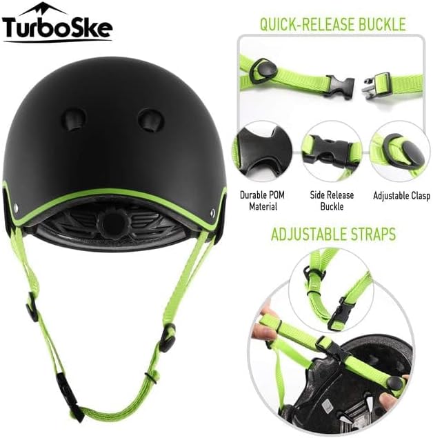 Skateboard Helmet, BMX Helmet, Multi-Sport Helmet, Bike Helmet for Kids, Youth, Men, Women