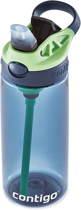 Contigo Kids Straw Water Bottle with AUTOSPOUT Lid 20oz Blueberry