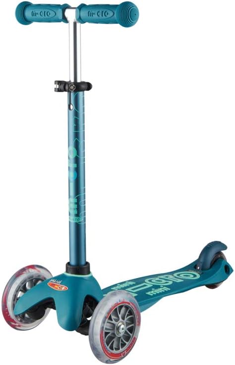 Micro Kickboard - Mini Deluxe - Three Wheeled, Lean-to-Steer Swiss-Designed Micro Scooter