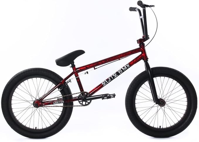 Elite BMX Bicycle 18", 20" & 26" Model Freestyle Bike - 3 Piece Crank