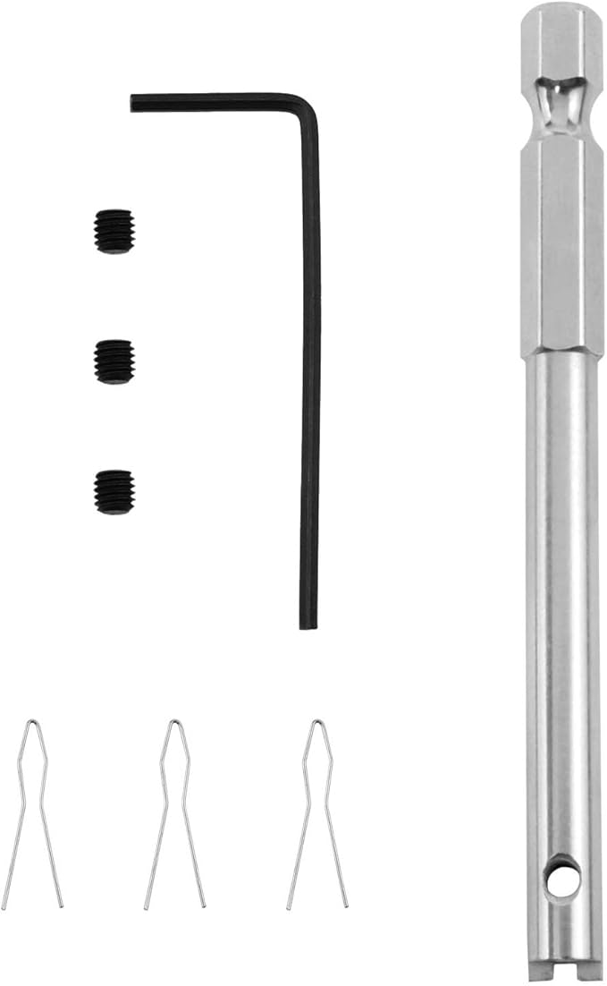 AYLIFU Spoke Wrench Bicycle Repair Kit Bicycle Tire Lever Silver Black 3.14×0.24inch For Spoke Tie and Wheel Manufacturing Spoke Joint Insertion Driver Tool 1set