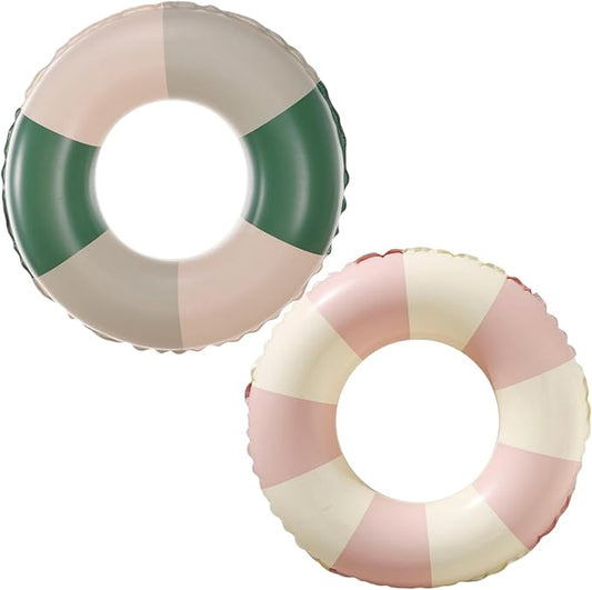 Pool Floats Swimming Rings for Kids, Age 5-10 Inflatable Swim Tubes Ring Toys with 11" Inner, Beach Inflatable Tubes Floaties Toys for Kids Adults