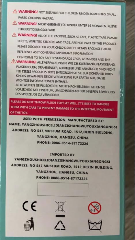 Cuteoy Plush Blue Dinosaur Star Projector Musical Adjustable Singing Night Light Stuffed Animals Glowing T-Rex Plushies Toy Gifts for Kids Birthday Easter Christmas,11''