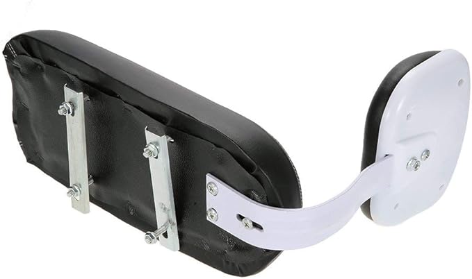 Lixada Bicycle Back Seat Cycling Bike Mountain Bike PU Leather Soft Cushion Rear Rack Seat with Back Rest