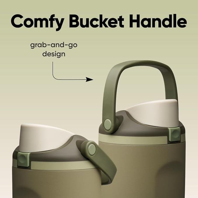 Owala FreeSip Sway Insulated Stainless Steel Water Bottle with Two-Way Spout, Built-In Straw and Bucket Handle, Made for Travel, School, and Sports, 40oz, BPA Free, Leak Proof, Off Road