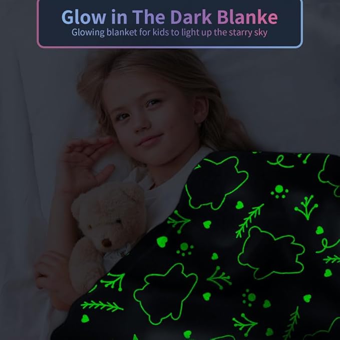 Panda Gifts for Kids: Soft Fleece Blankets & Throws, Personalized, 50"x60", Birthday Gifts for Girls & Boys