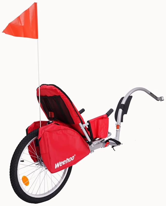 Blast Bike Trailer, Red, One Size
