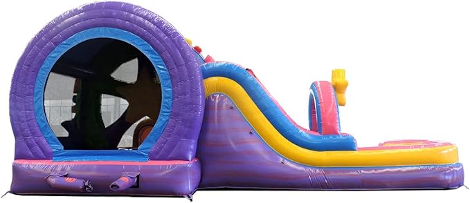TentandTable Inflatable Bounce House Water Slide for Kids 5-12 Large, Commercial Grade Mega Bouncy Castle for Adults, Jump House, Includes Electric Air Blower, 32' L x 16' W x 15' H, Ferris Wheel