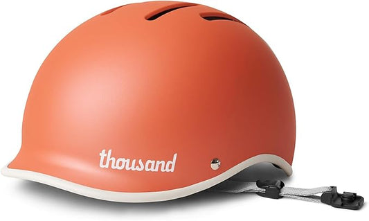 Thousand Heritage 2.0 Adult Bike Helmet; The Original Low Profile Retro Commuter Cycling Helmet Safety Certified for Bicycle Skateboard Skating Roller Skates; for Men & Women