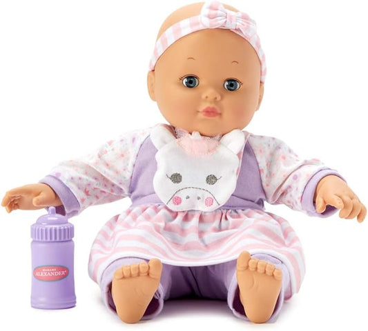 Madame Alexander, 14 Baby Cuddles Unicorn Jumper (Includes a Bottle)