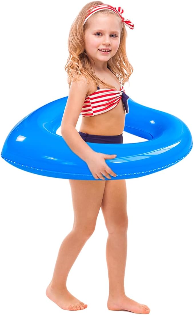 ZHUYNXIR Heart Swimming Pool Float Loungers Tube, Water Fun Beach Party Toys for Kids，Birthday Scene Layout Props.