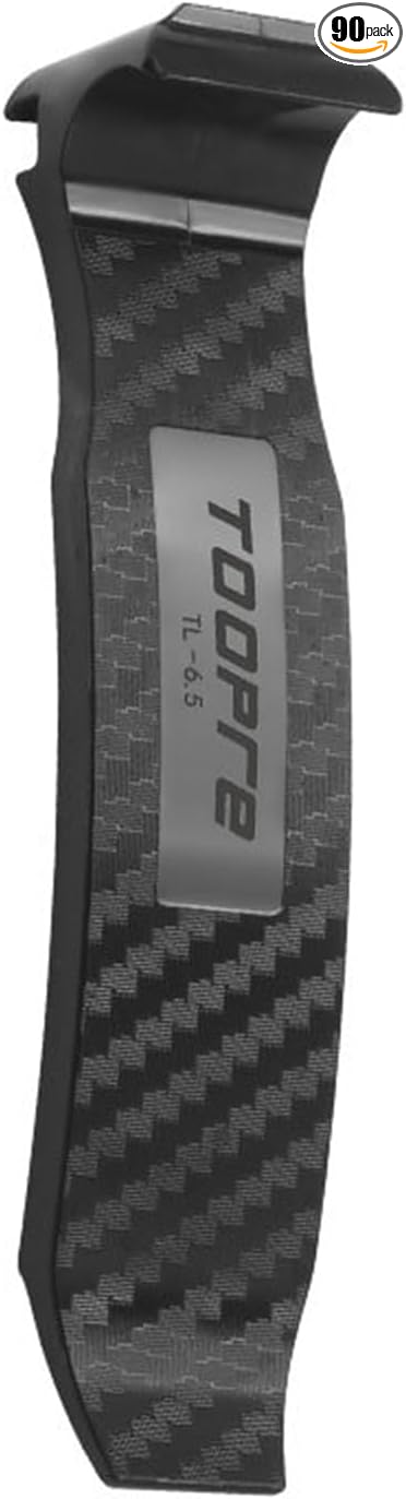 Professional Bike Tire Levers - High-Strength PC Material, Non-Slip Ergonomic Design, Rim Protector for Road/Mountain Bikes(Black)