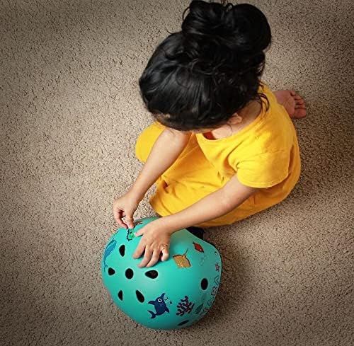 Simply Kids Bike Helmet with DIY Stickers, CPSC & CE Certified - Toddler Helmet for Skateboard Roller-Skating Bicycle Scooter