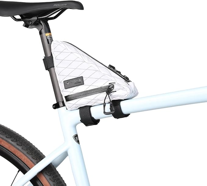 Rhinowalk Bicycle Front Frame Bag Bike Under Top Tube Triangle Bag Lightweight 1.7L Cycling Accessories Nylon Pack Pouch for Mountain Road Bike
