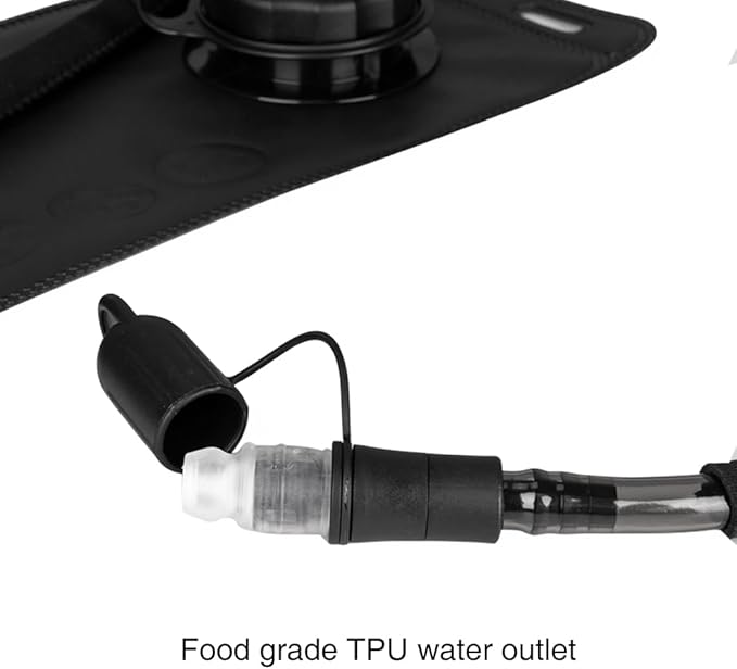 Mini Hydration Bladder 1L-2.5L Leak Proof Hydration Reservoir BPA Free Military Water Bladder Bag Hydration Pack Replacement for Outdoor Camping Hiking