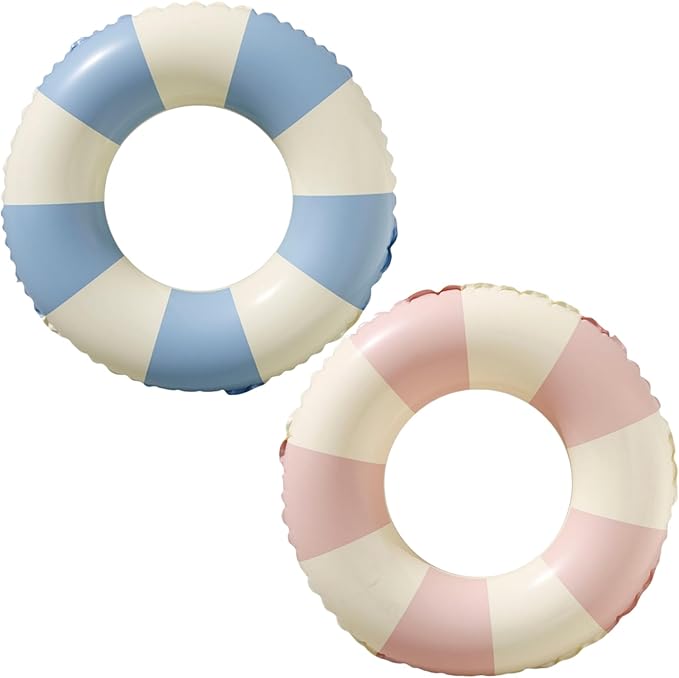 Pool Floats Swimming Rings for Kids, Age 5-10 Inflatable Swim Tubes Ring Toys with 11" Inner, Beach Inflatable Tubes Floaties Toys for Kids Adults