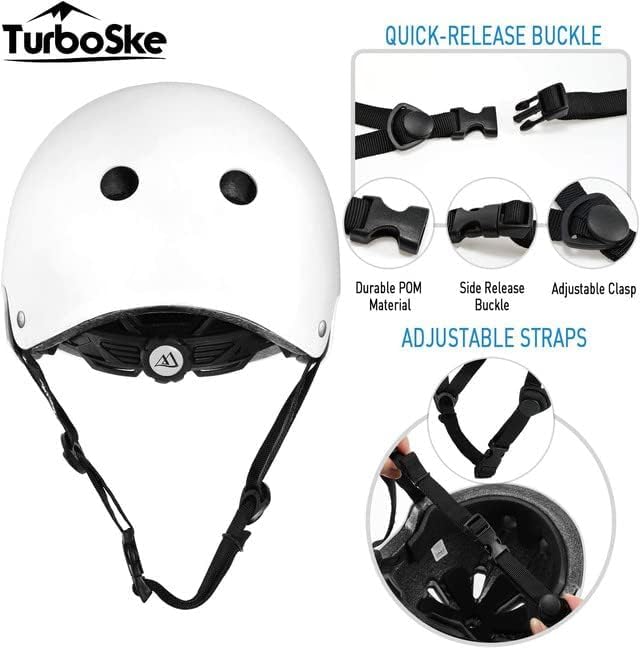 Skateboard Helmet, BMX Helmet, Multi-Sport Helmet, Bike Helmet for Kids, Youth, Men, Women