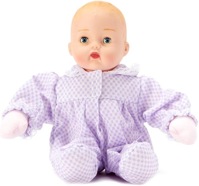 Madame Alexander 12" Lavender Check Huggums, Light Skin Tone