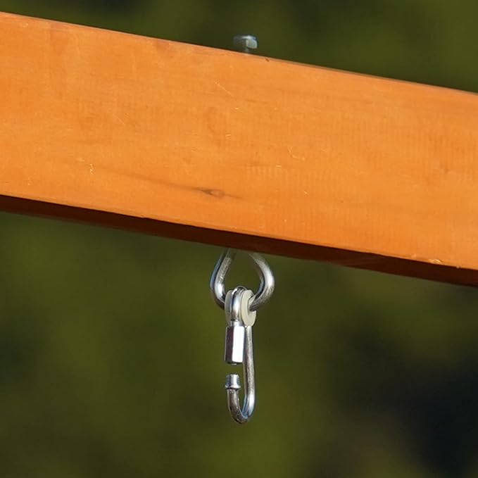 Dolphin Playground Wooden Swing Sets for Backyard, Family DIY Kit for Any Swings, Outdoor Playset for Kids with Trapeze Swing Bar and 2 Belt Swings, Heavy Duty Playground Accessories, Ages 3-10