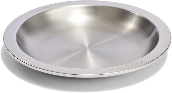 Hydro Flask Stainless Steel Kids Plate- Dishwasher Safe, Stackable, Dinner Plate in Koala Gray