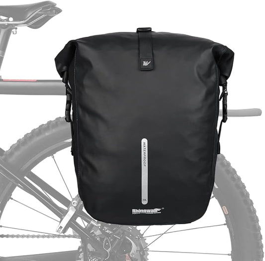 Bike Pannier Bag Backpack 20L Multifunctional Cycling Bicycle Rear Seat Trunk Pack Bag Bike Saddle Bag Backseat Pack Bag