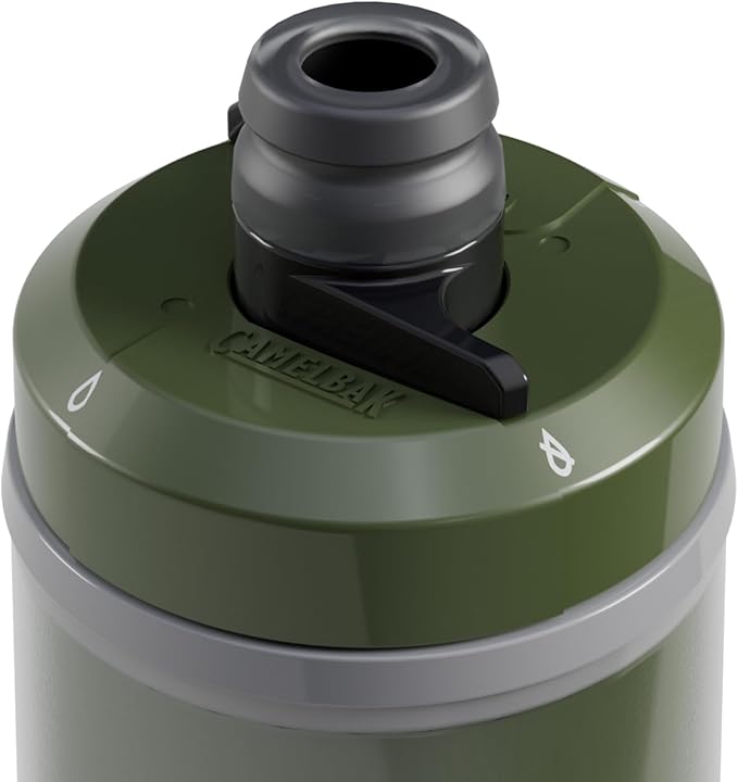CamelBak Podium Chill Insulated 24oz Bike Water Bottle - Easy Squeeze Bottle - Fits Most Bike Cages, Deep Fern