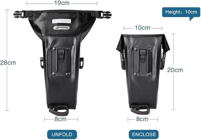 Rhinowalk Bike Saddle Bag Waterproof Bicycle Under Seat Bag Quick Disassembly Rainproof Mountain Road Bike Seat Bag Bicycle Professional Cycling Accessories
