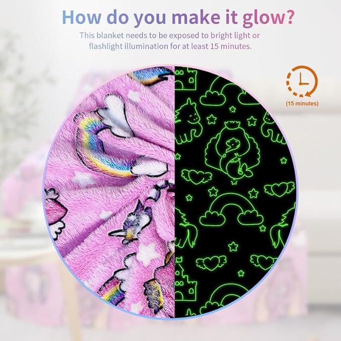 Mermaid Blanket for Girls 4-6, Mermaid Gifts for Girls, Kids Blankets for Girls, Toddler Blanket for Kids, Personalized Baby Blankets for Girls, Cute Blankets for Teen Girls,Birthday Gifts 50"x 60"