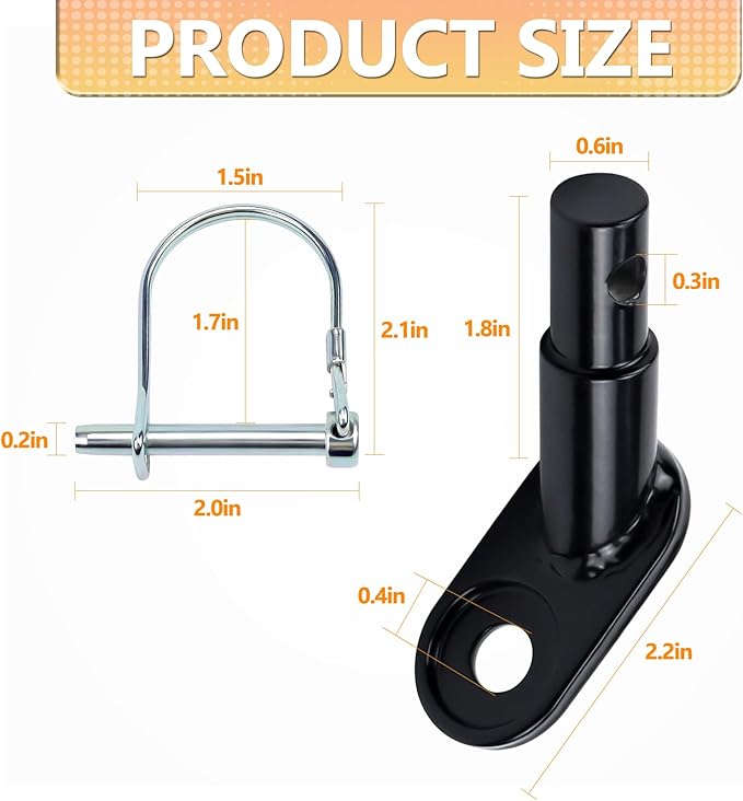 Bike Trailer Hitch Connector Coupler Bicycle Adapter for Children's Trailers,Cargo and Pet Bicycle Trailers,Black Adapter Accessories