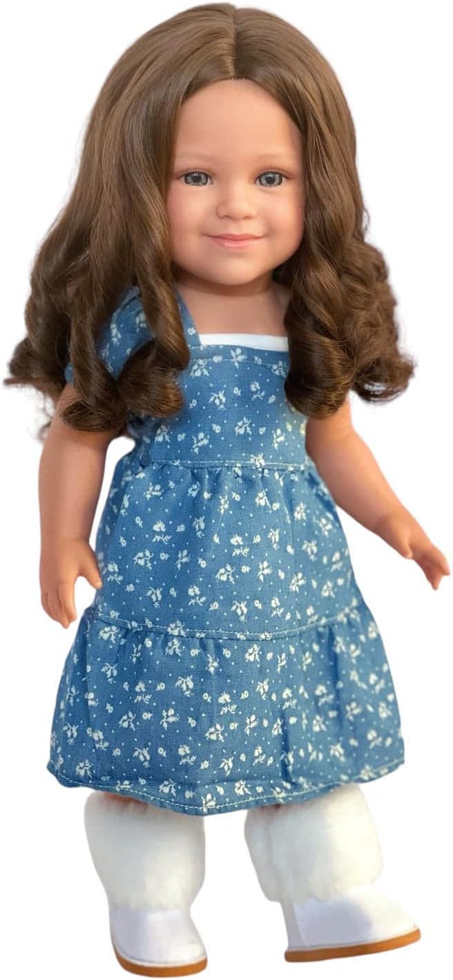 Kennedy and Friends 18 Inch Fashion Dolls- Tilt and Pose Feature and All Vinyl (F01-Shlby)