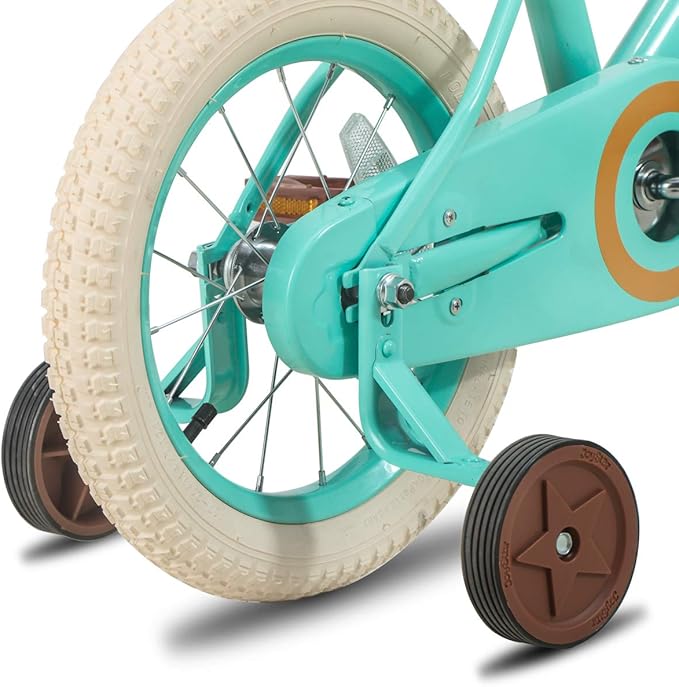 JOYSTAR Classic Style Kids Bike with Training Wheels & Basket, 12 14 16 Inch Girls Bike for 2-7 Years Old, Kids' Bicycles