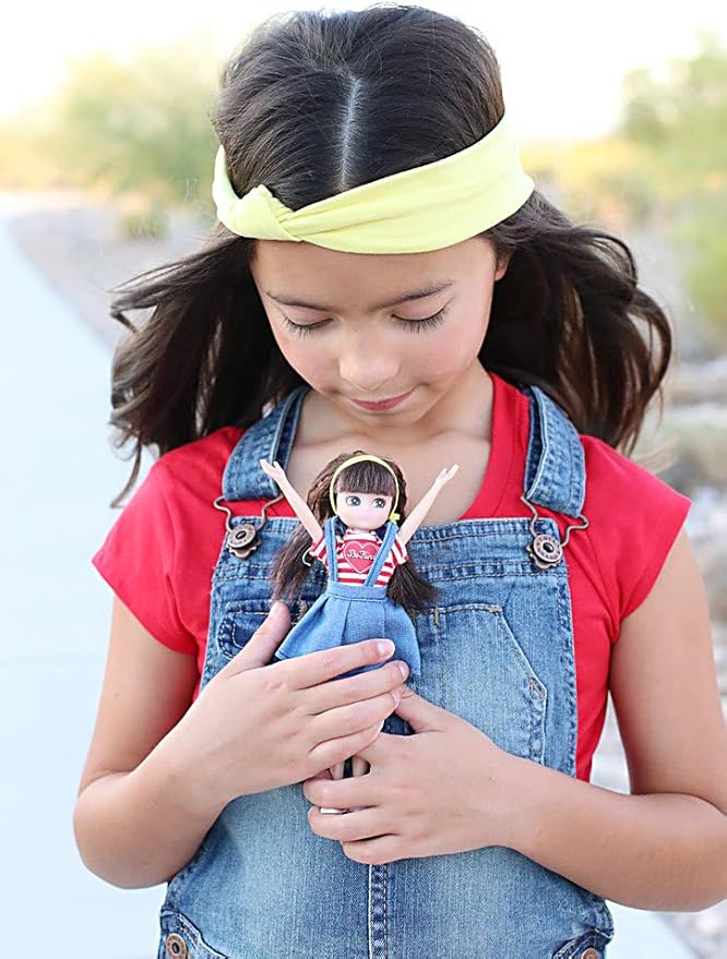 Lottie Be Kind Doll with Denim Pinafore