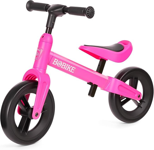 Bobike Toddler Balance Bike Toys for 1 to 4 Year Old Girls Boys Adjustable Seat and Handlebar No-Pedal Training Bike Best Gifts for Kids