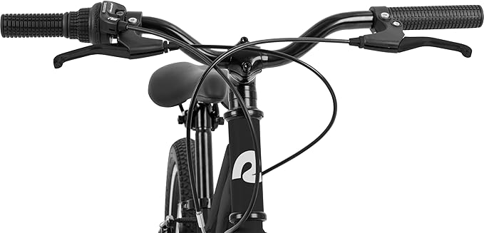 Retrospec Dart 20 & 24 Inch Kids Bike - 7-Speed Hybrid Bicycle for Ages 6-11 with 29in All-Season Tires & Shock Absorption - Adjustable Height Youth Bike with V-Brakes & Smooth Gear Shifting