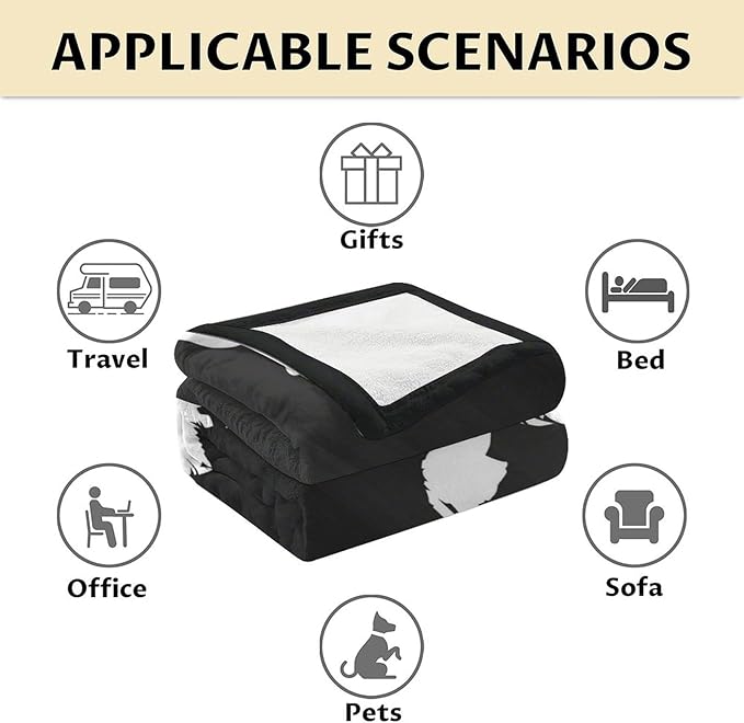 Kids Blankets for Girls - Hockey Gifts - Boys Blanket for Team Player - 60"x80" Soft Fleece Throws for Couch Bed