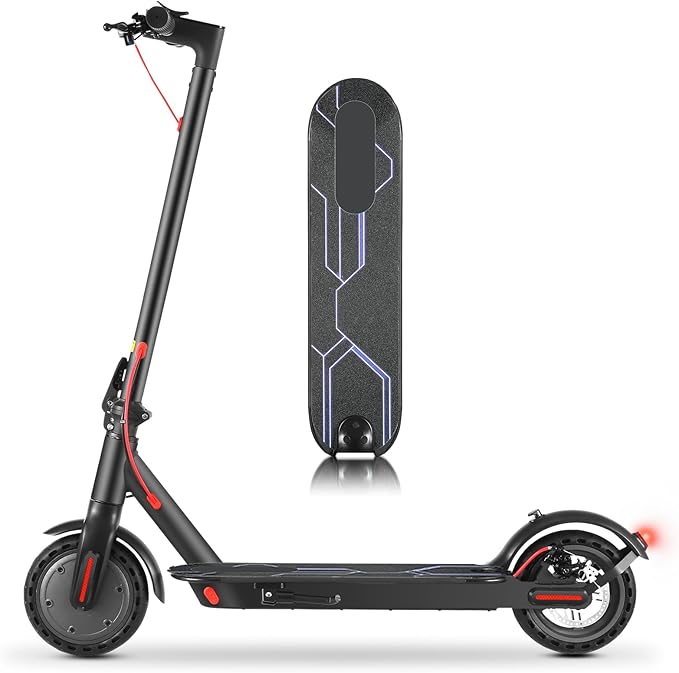Caroma Electric Scooter,630W Peak Motor,20 MPH Max Speed & 18 Miles Long Range,8.5" Solid Tires,Dual Braking System with Cruise Control,Foldable E-Scooter with Smart APP Lock for Adults and Teens