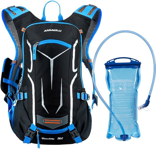 Outdoor Cycling Backpack, 18L, Black