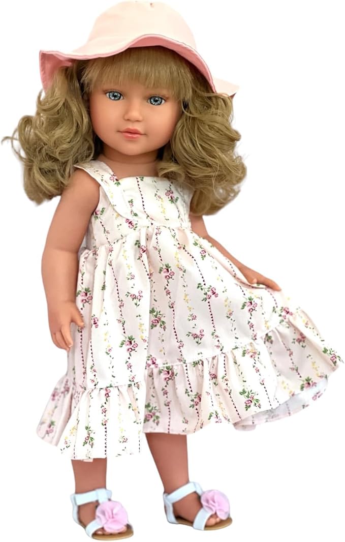 Kennedy and Friends 18 Inch Fashion Dolls- Tilt and Pose Feature and All Vinyl (F02- Aln)