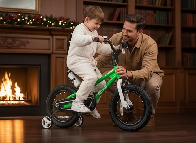 RoyalBaby Kids Bike Freestyle Classic & EZ Balance Pedal Switchable Bicycle, 12 14 16 18 Inch, 3-10 Years Toddler to Big Kids
