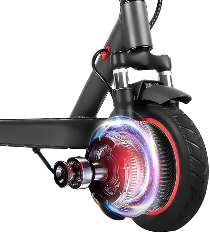 Electric Scooter Adults, Foldable 8.5" Tires E Scooter for Adults, 19 Mph, 350W Motor Fast Cooter, Kick Scooters Max 21 Miles Long Range for Commuting, Heavy Duty E-Scooter with Dual Braking System