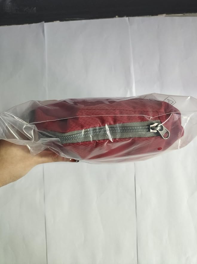 ZOMAKE Lightweight Packable Backpack 35L, Light Foldable Backpacks Water Resistant Collapsible Hiking Bag, Compact Folding Day Pack for Travel Camping(Red)