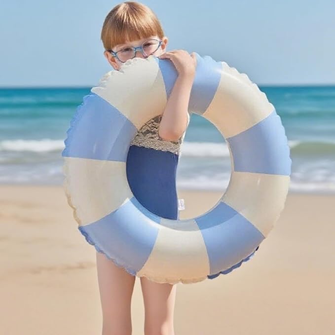 Pool Floats Swimming Rings for Kids, Age 5-10 Inflatable Swim Tubes Ring Toys with 11" Inner, Beach Inflatable Tubes Floaties Toys for Kids Adults