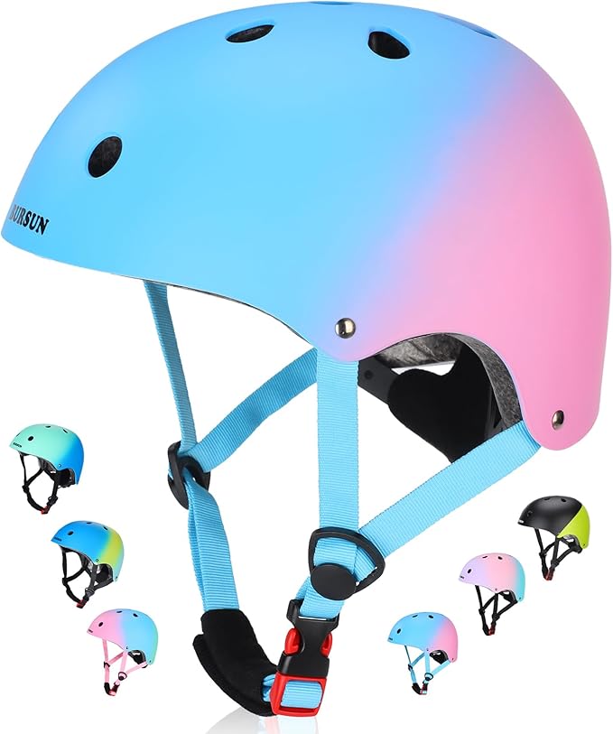 Kids Helmet Toddler Bike Helmets for Ages 2-3-5-8-14 Years Kids Girls Boys Youth, Adjustable Multi-Sport Helmet for Skateboard Cycling Scooter Balance Bike Inline Skating Longboard Roller Skate