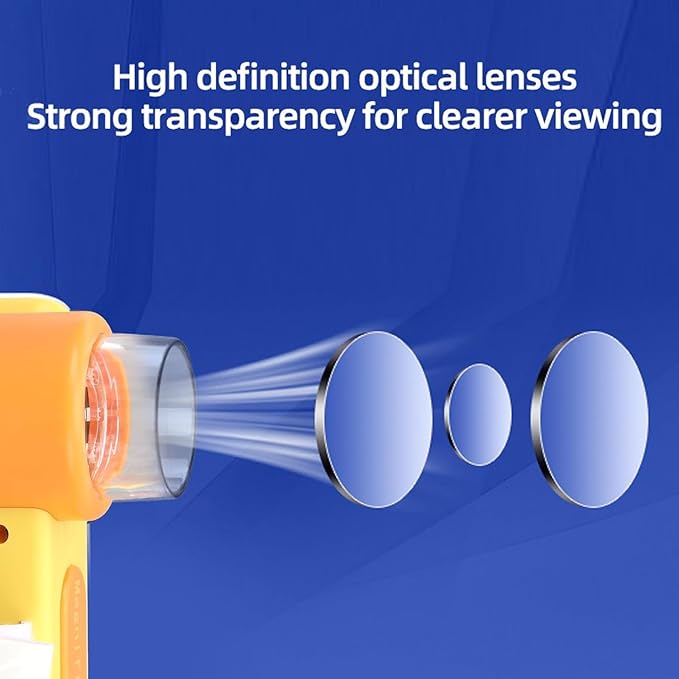 Portable Labsters Microscope - 1000X Telescope & SD Card Photo & Video Microscope for Kids 3+