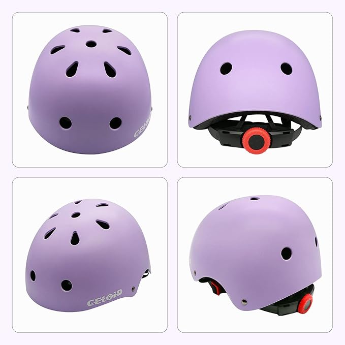 Kids Bike Helmet,Toddler Skateboard Helmets for Ages 2-3-5-8-14 Years Boys Girls，Adjustable Multi-Sport Bicycle Skateboarding Football Roller Skating Scooter Rollerblade Balance Bike Helmet