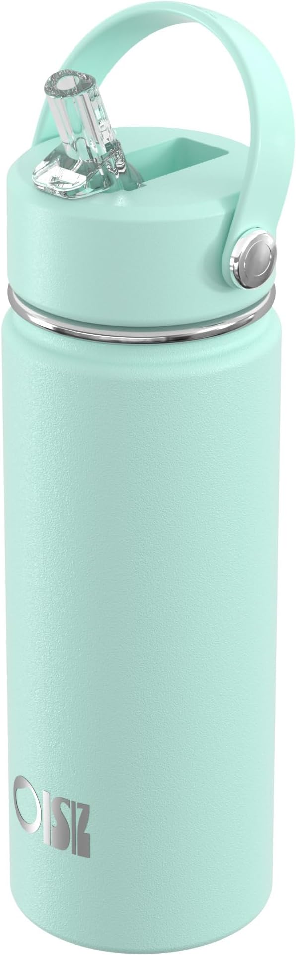 OISIZ 18oz Kids Water Bottle with Straw Lid, Vacuum Insulated Water Bottle 316 Stainless Steel Bottles for Kids for School, Leakproof Water cups, BPA Free and Keep Cold for 24 Hours,Easy to Clean